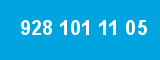 928 101 11 05 928 101 11 05
